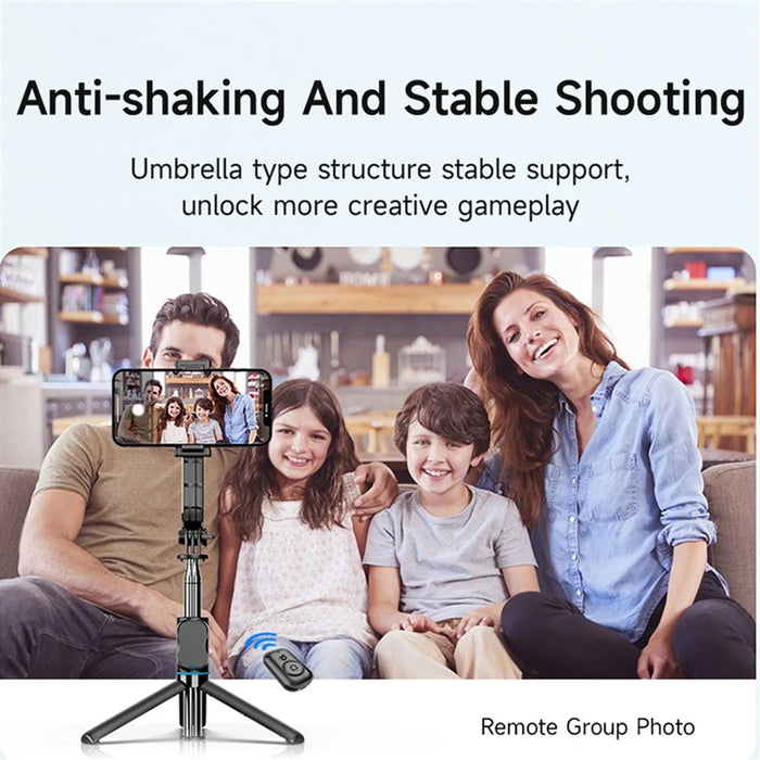 DEVIA C01 Extendable Phone Tripod Multifunctional Selfie Stick Phone Vlog Tripod Stand - 3