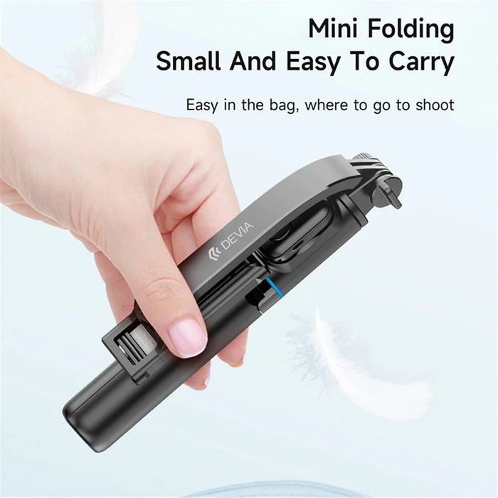 DEVIA C01 Extendable Phone Tripod Multifunctional Selfie Stick Phone Vlog Tripod Stand - 4
