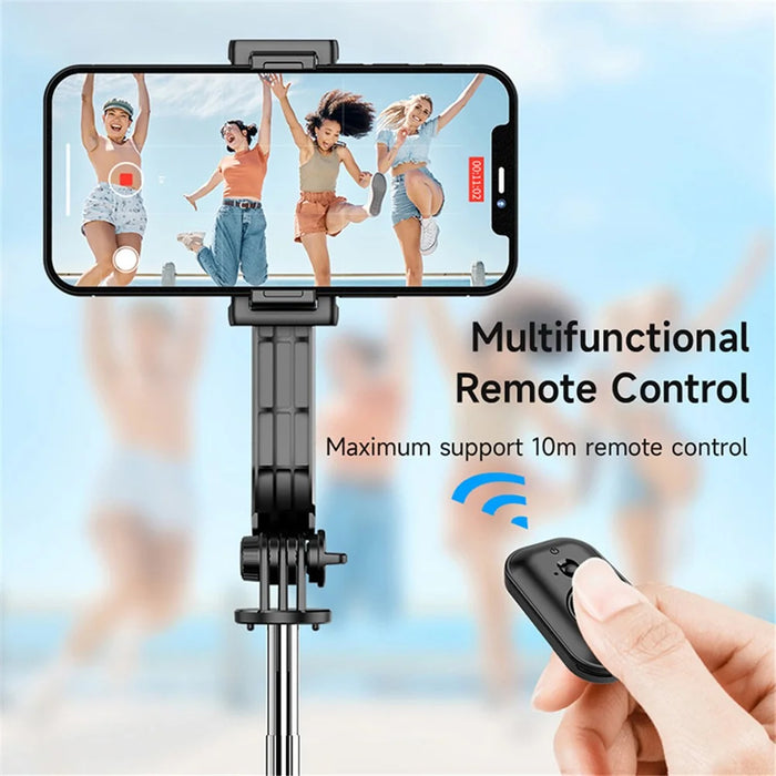 DEVIA C01 Extendable Phone Tripod Multifunctional Selfie Stick Phone Vlog Tripod Stand - 6