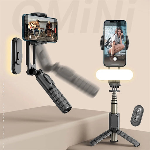 DEVIA Gimbal Stabilizer with Extendable Selfie Stick Tripod Handheld Phone Video Stabilizer for Video Recording Vlog - 2