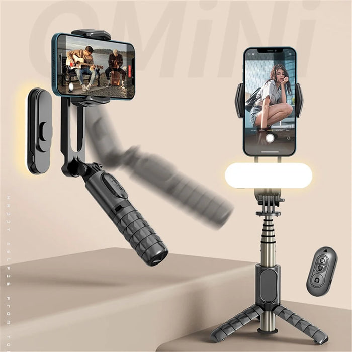 DEVIA Gimbal Stabilizer with Extendable Selfie Stick Tripod Handheld Phone Video Stabilizer for Video Recording Vlog - 2