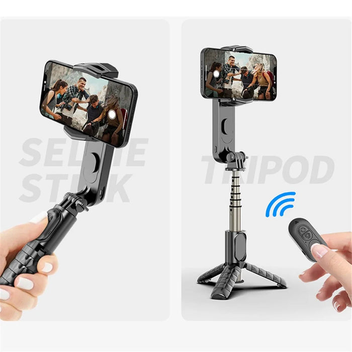 DEVIA Gimbal Stabilizer with Extendable Selfie Stick Tripod Handheld Phone Video Stabilizer for Video Recording Vlog - 5