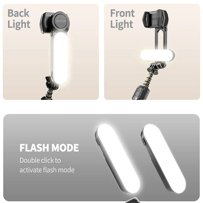 DEVIA Gimbal Stabilizer with Extendable Selfie Stick Tripod Handheld Phone Video Stabilizer for Video Recording Vlog - 7