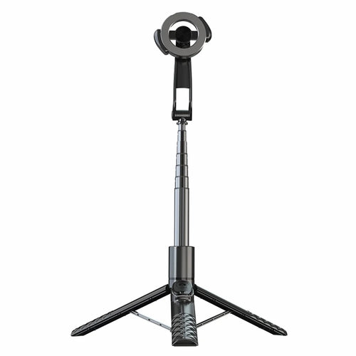 A67P-C Magnetic Phone Holder Tripod Aluminum Alloy+ABS Extendable Bluetooth-compatible Selfie Stick - 1
