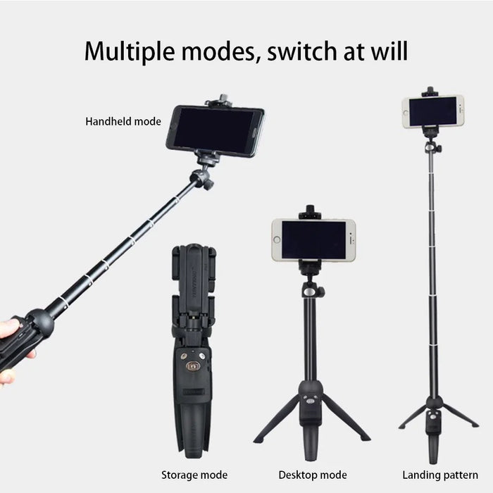 YUNTENG YT-9928 Selfie Stick Bluetooth-compatible Remote Design Tripod Stand Phone Clip Holder - 6