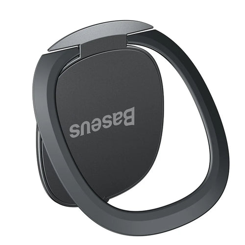 BASEUS Universal Phone Ring Holder Stand Phone Finger Kickstand Grip - Black - 1
