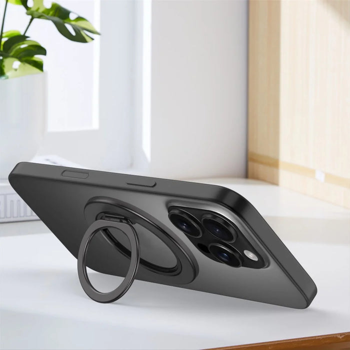360° Strong Magnetic Rotating Stand Angle Adjustable Phone Holder Detachable - Grey - 3