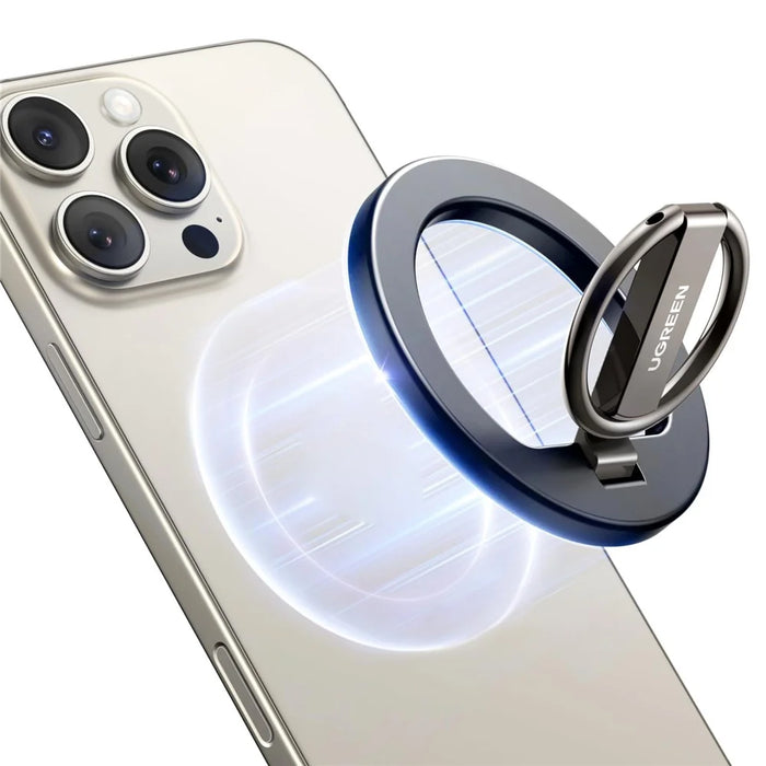 UGREEN LP705 25355 Magnetic Phone Back Kickstand Grip Ring Holder Rotatable Portable Desk Mount - 2