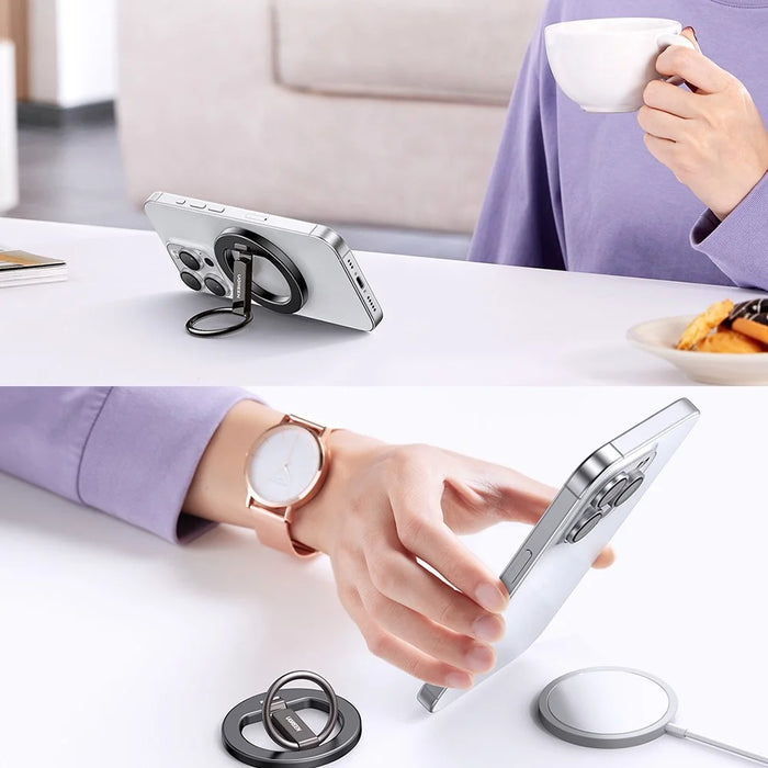 UGREEN LP705 25355 Magnetic Phone Back Kickstand Grip Ring Holder Rotatable Portable Desk Mount - 6