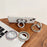 Phone Ring Kickstand Magnetic Glitter Ring Holder Zinc Alloy 360 Rotating Phone Gript - Glitter Black - 3