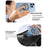 MP-38 Dual Ring Magnetic Phone Stand 125° Rotation Desktop Holder Double Sided Strong Magnet Phone Kickstand - Silver - 7