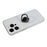 Clover Phone Ring Finger Kickstand Back Stand Holder Bracket Metal Grip Hook  for Smartphone - Black - 2