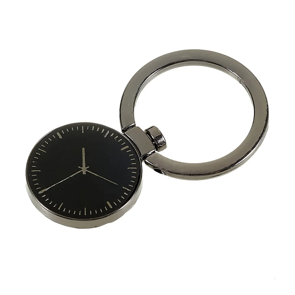 Time Clock Stand Holder Rotation Ring Grip Ring Bracket Phone Ring Holder Compatible with Various Smartphones - Black - 3