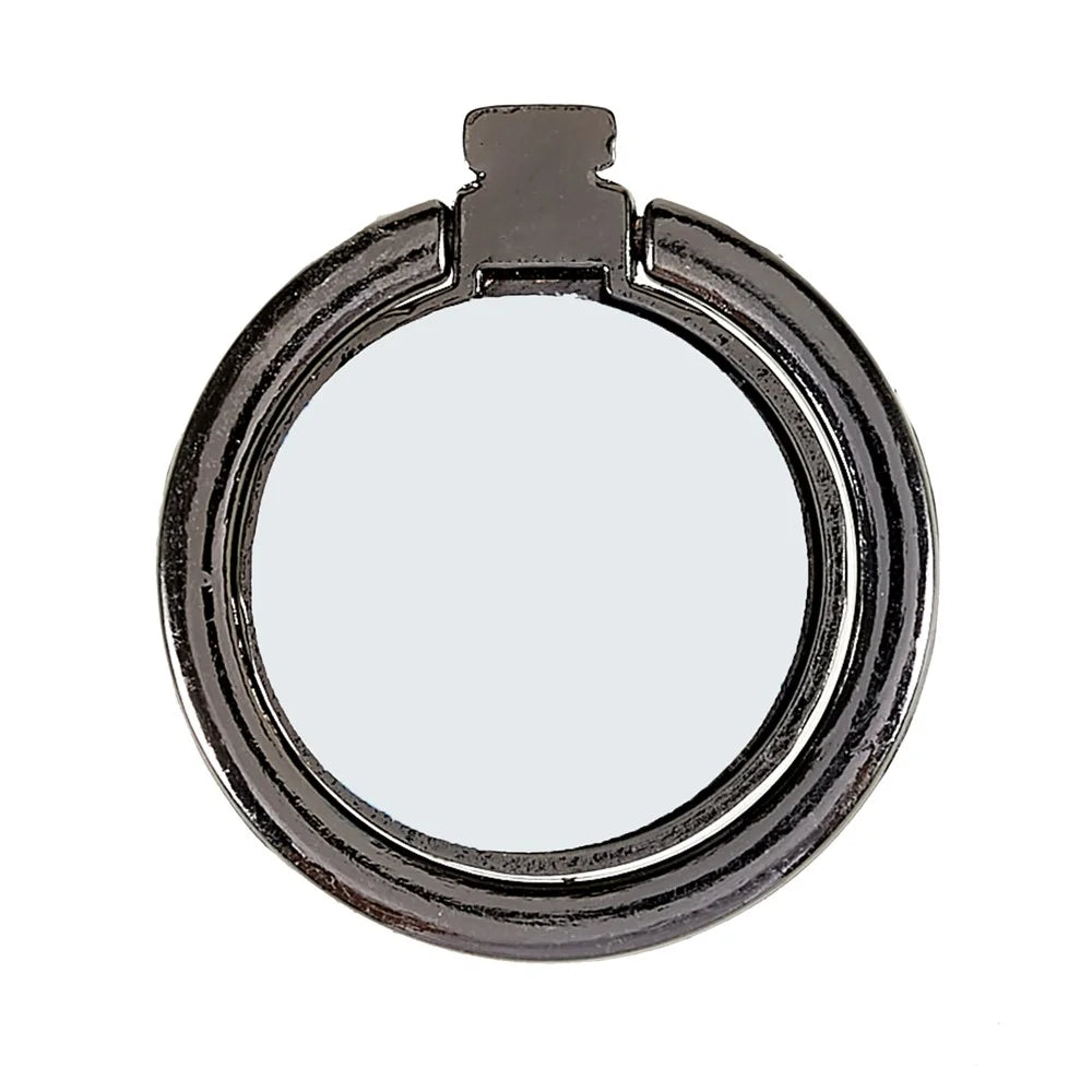 Time Clock Stand Holder Rotation Ring Grip Ring Bracket Phone Ring Holder Compatible with Various Smartphones - Black - 6