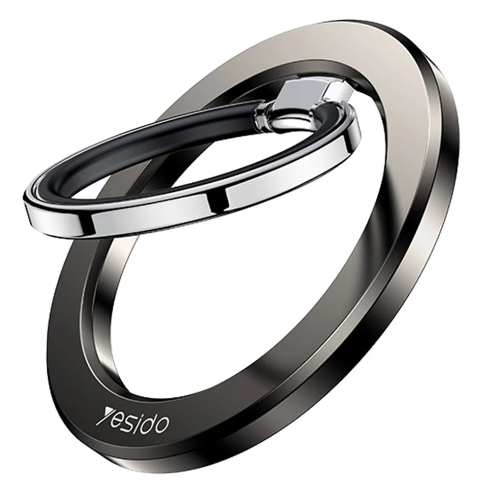 YESIDO C205 Phone Back Double-sided Magnetic Ring Holder Zinc Alloy Kickstand - 1
