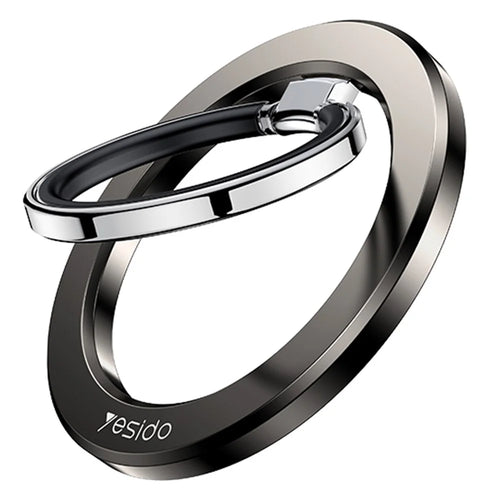 YESIDO C205 Phone Back Double-sided Magnetic Ring Holder Zinc Alloy Kickstand - 1