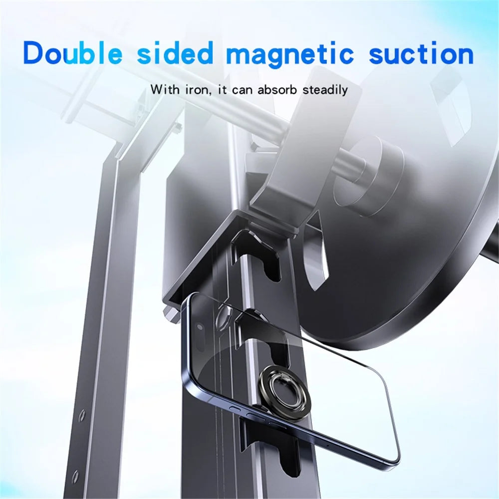 YESIDO C205 Phone Back Double-sided Magnetic Ring Holder Zinc Alloy Kickstand - 4