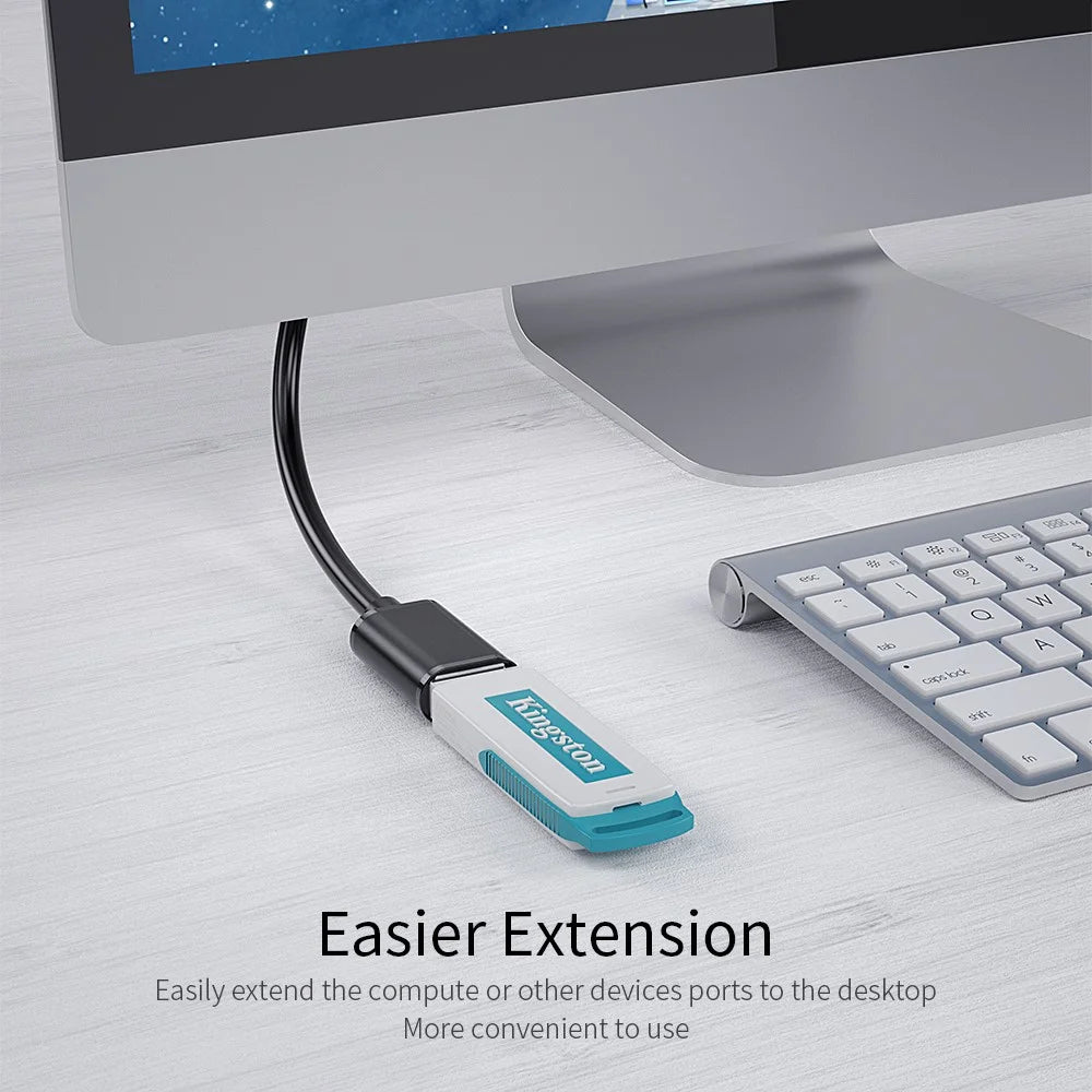 ESSAGER USB 3.0 Male to Female Extension Cable 2M - 7