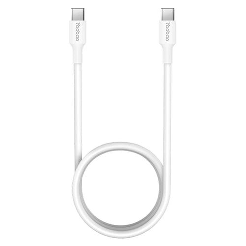 YOOBAO YB-482PD 1.2m USB-C to USB-C Cable PD 60W TPE Phone Charger Cord - 1