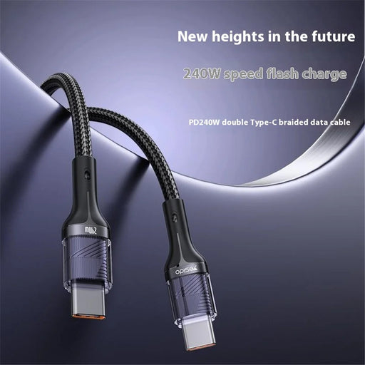 YESIDO CA166 1.2m Type-C to Type-C Data Cable PD2.0 240W Phone Laptop Fast Charging Cord - 2