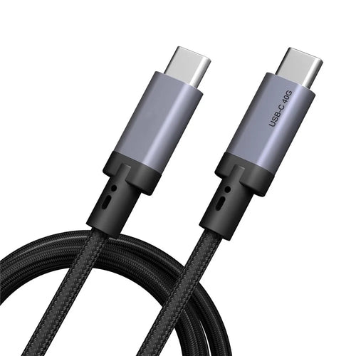 1.2m USB4 USB-C to USB-C Cable 240W Fast Charging 40Gbps Data Transfer 8K 60Hz Type-C Cord - 1