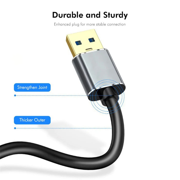ENKAY HAT PRINCE 1.5m USB 3.1 Type-C to USB 3.0 Micro B Cable for Camera Hard Drive Charging Data Cable - 5
