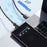 ESSAGER 1m USB-A to Type-C 120W Braided Cable for Xiaomi Phone Fast Charging Data Cable - Black - 4