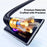 ESSAGER 1m USB-A to Type-C 120W Braided Cable for Xiaomi Phone Fast Charging Data Cable - Black - 5