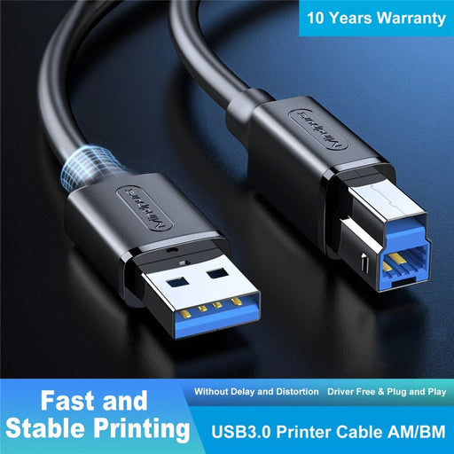 MINDPURE US102 3m USB3.0 Male to USB Type-B Male Printer Cable HD Printing Cord - 2