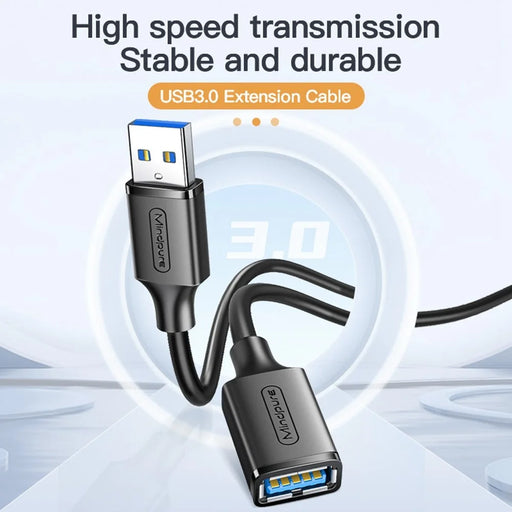 MINDPURE US103 1.5m Fast Speed USB 3.0 Extension Cable Male to Female Extender Cord for Laptop PC - 2
