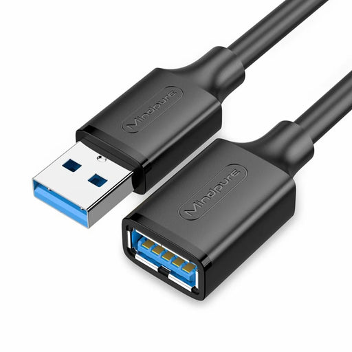 MINDPURE US103 1m Fast Speed USB 3.0 Extension Cable Male to Female Extender Cord for Laptop PC - 1