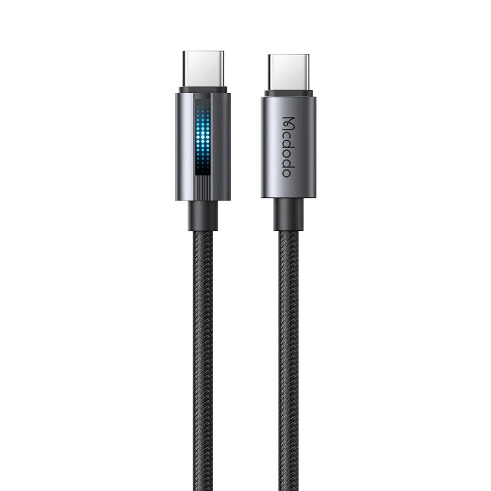 MCDODO CA-5740 1.2m Type-C to Type-C 100W Charging Data Cable with Breathing Light - 2