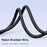 MCDODO CA-5180 1.2m USB-A to Type-C 6A 100W Charging Data Cable with Breathing Light - Black - 6