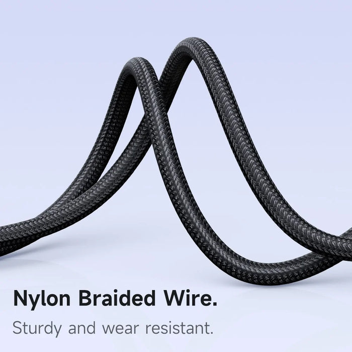 MCDODO CA-5180 1.2m USB-A to Type-C 6A 100W Charging Data Cable with Breathing Light - Black - 6