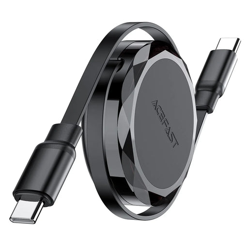 ACEFAST C13-03 0.8m USB-C to USB-C 60W Charging Cable Dual-Way Retractable Data Cable - 1