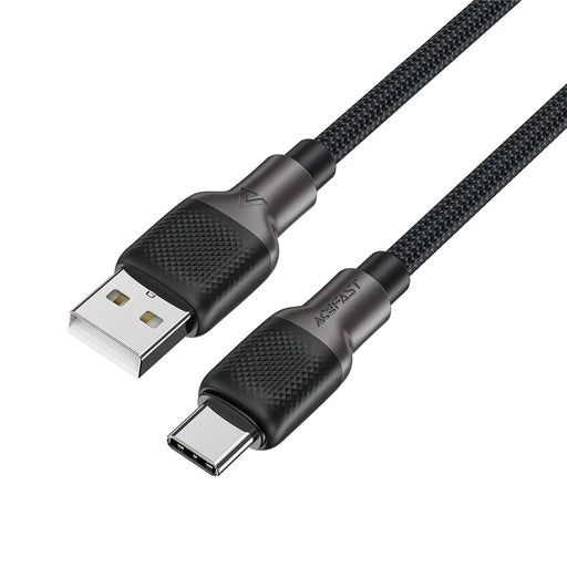 ACEFAST C10-04 1.2m USB-A to USB-C 3A Charging Cable Data Transfer Braided Silicone Cable - 1