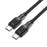 ACEFAST C10-03 1.2m USB-C to USB-C 60W Fast Charging Cable Silicone Braided Data Cord - 1