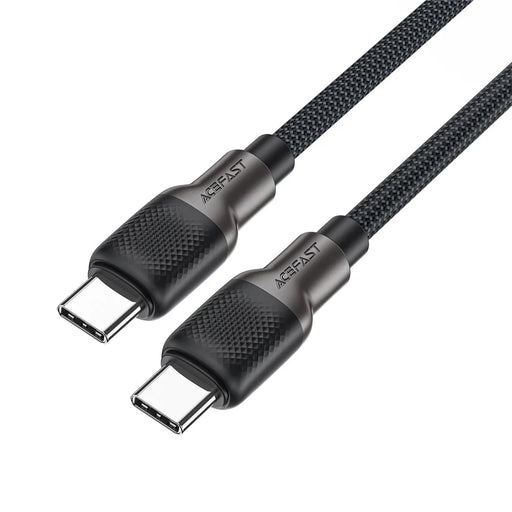 ACEFAST C10-03 1.2m USB-C to USB-C 60W Fast Charging Cable Silicone Braided Data Cord - 1
