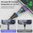 USLION US0203 1m Type-C to iP / Type-C / Micro Rotatable Connector Magnetic Charging Cable 240W Data Cable - 4