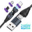 USLION US0204 1m USB / Type-C to Type-C / Micro / iP Cable Rotatable 240W Magnetic Charging Cable - 2