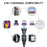 USLION US0204 1m USB / Type-C to Type-C / Micro / iP Cable Rotatable 240W Magnetic Charging Cable - 6