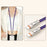 90cm 2-in-1 PD 66W Type-C Charging Cable Cell Phone Neck Lanyard Data Cable with Zinc Alloy Buckle, Tether Tab - Dark Purple - 1