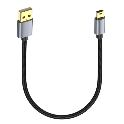 0.3m USB 2.0 to Mini B Male Charger Cord USB Mini to USB Charging Cable for PS3 Controller  /  MP3 Player  /  Camera - 1