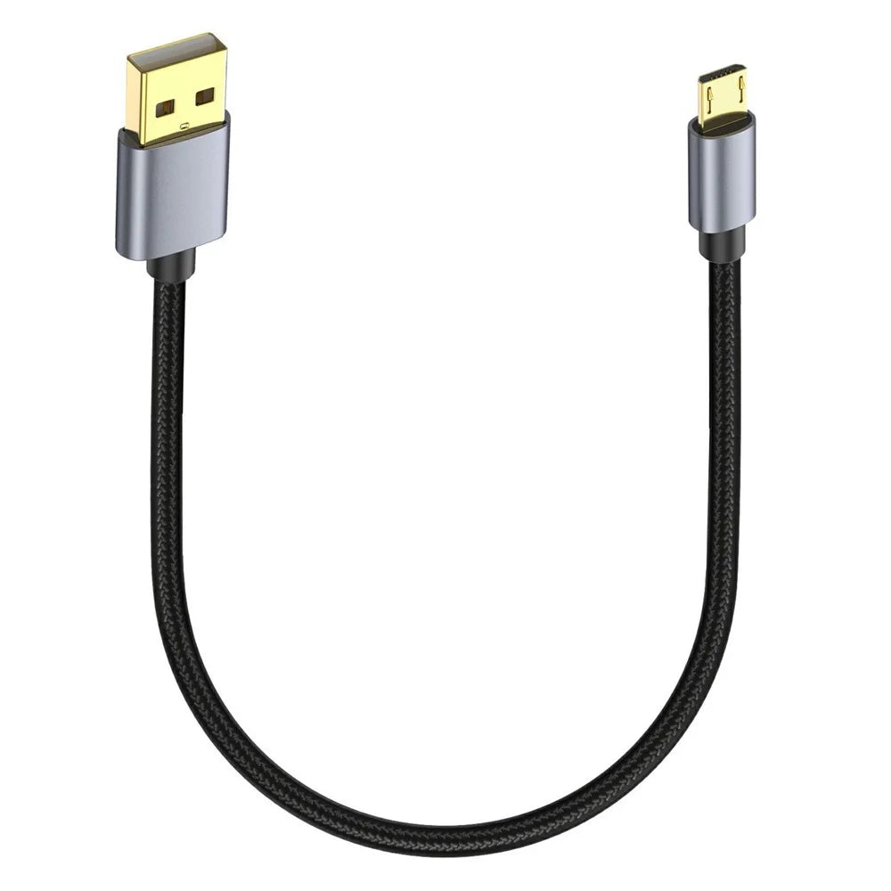 0.3m 480Mbps USB A to Micro Charge and Sync USB Cable for Samsung Galaxy J7 / S7 / S6 / Kindle Fire HD Tablets / PS4 - 1