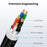0.3m 480Mbps USB A to Micro Charge and Sync USB Cable for Samsung Galaxy J7 / S7 / S6 / Kindle Fire HD Tablets / PS4 - 4