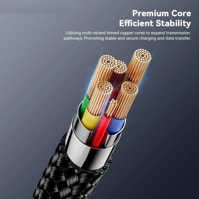 ESSAGER ES-X60 3m USB to Type-C Phone Charging Cable 3A Braided Data Cable - 6