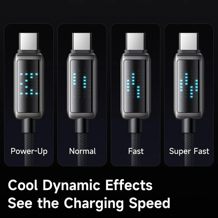 MCDODO CA-4250 1.2m Type-C to Type-C Cable 100W Fast Charging Nylon Braided Data Cable - 4