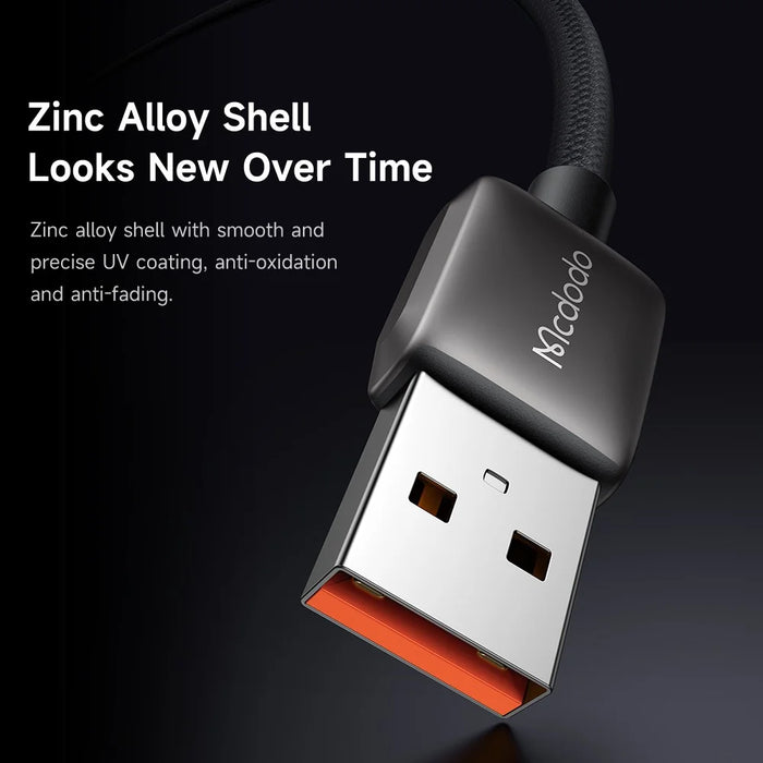 MCDODO CA-2350 1.2m USB-A to Type-C 6A Fast Charging Data Cable Charging Speed Visible - 5