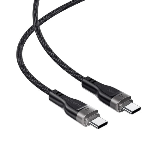 ACEFAST C11-03 1.2m USB-C to USB-C 60W Fast Charging Cable Magnetic Braided Data Cord - 1