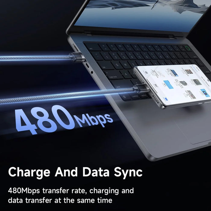 MCDODO CA-5650 1.2m USB-A to USB-C 6A Fast Charging Cable Magnetic Data Cord - 7